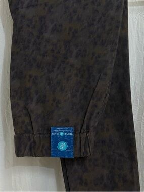 NWT Soft Surroundings Metro Pants Small S Brown Black Animal Print Slimming